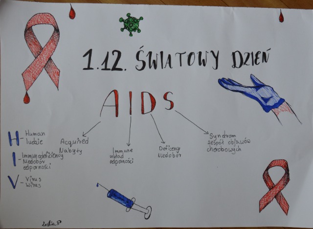 SP Sokołowiec - Światowy Dzień Walki z AIDS