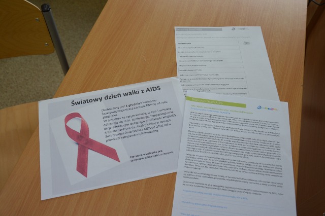 SP Sokołowiec - Światowy Dzień Walki z AIDS