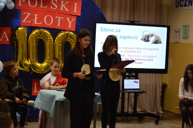 SP Sokołowiec - „Polski złoty w obiegu od 100 lat – NBP i jego funkcja emisyjna” - debata szkolna…