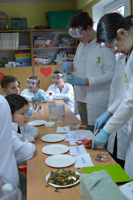 SP Sokołowiec - O pieniądzach inaczej – lekcja chemii…