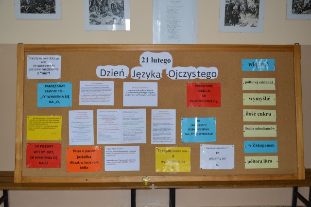 SP Sokołowiec - Międzynarodowy Dzień Języka Ojczystego