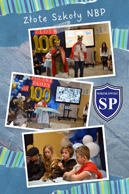 SP Sokołowiec - #ZŁOTE SZKOŁY NBP – zadania wykonane…