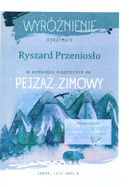 SP Sokołowiec - Kolejna edycja konkursu pn. „Pejzaż zimowy” rozstrzygnięta!