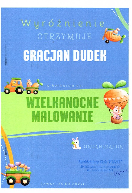 SP Sokołowiec - Plastycy znów z nagrodami….