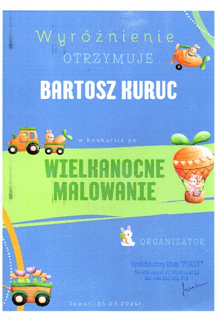 SP Sokołowiec - Plastycy znów z nagrodami….