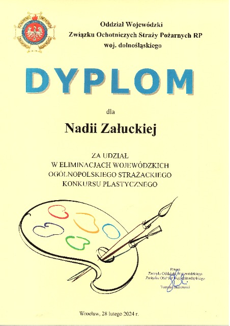 SP Sokołowiec - Ogólnopolski Strażacki Konkurs Plastyczny...