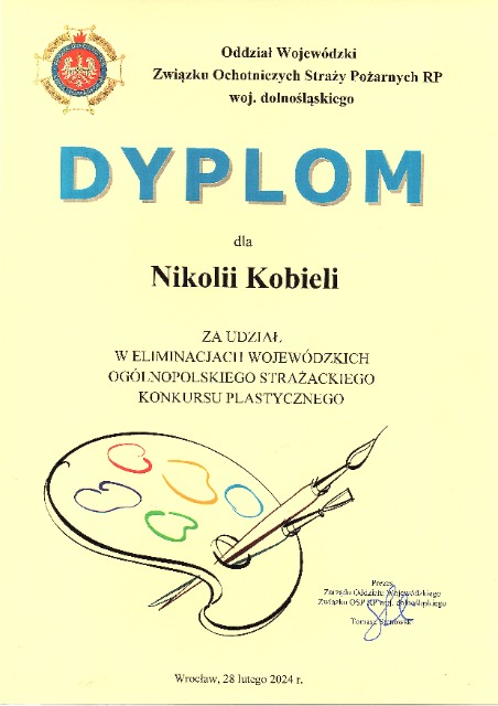 SP Sokołowiec - Ogólnopolski Strażacki Konkurs Plastyczny...