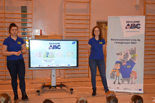 SP Sokołowiec - Zajęcia na „dworcu kolejowym” w Sokołowcu