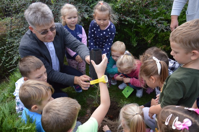 SP Sokołowiec - Ogólnopolska akcja #sadziMY – nasze maluszki