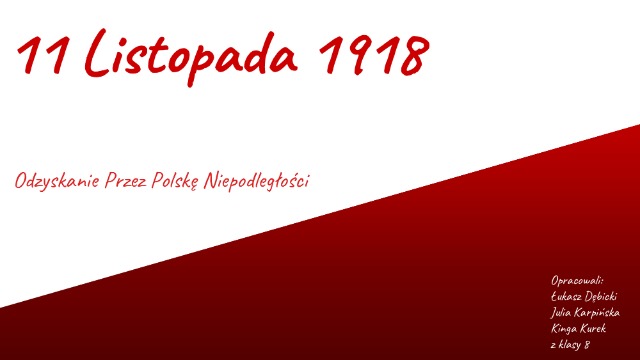 SP Sokołowiec - 11listopada - Święto Niepodległości