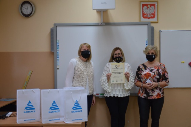 SP Sokołowiec - Wyróżnienie w konkursie "OBLICZA PRZEDSIĘBIORCZOŚCI"