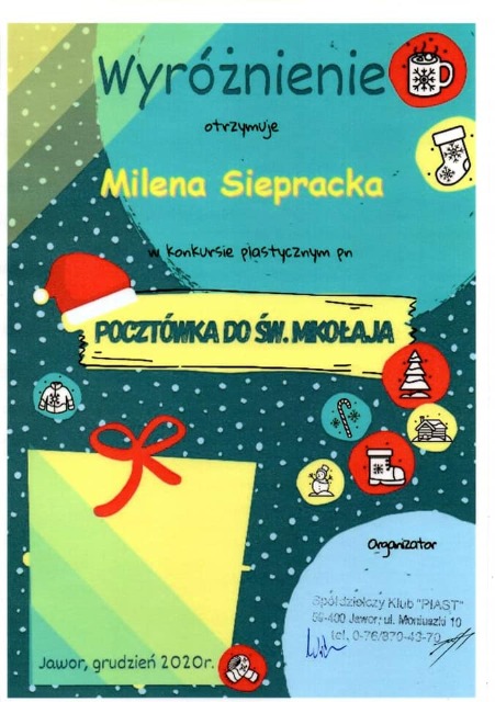 SP Sokołowiec - Kolejny sukces młodych plastyków .........