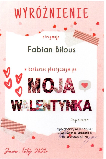 SP Sokołowiec - Wyróżnienia dla plastyków........