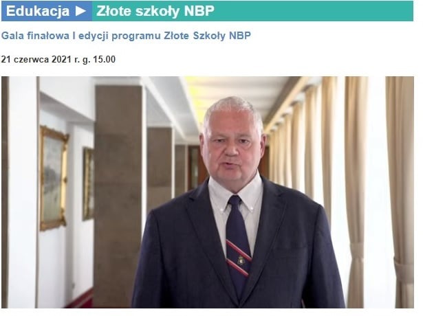 SP Sokołowiec - "ZŁOTA SZKOŁA NBP"...