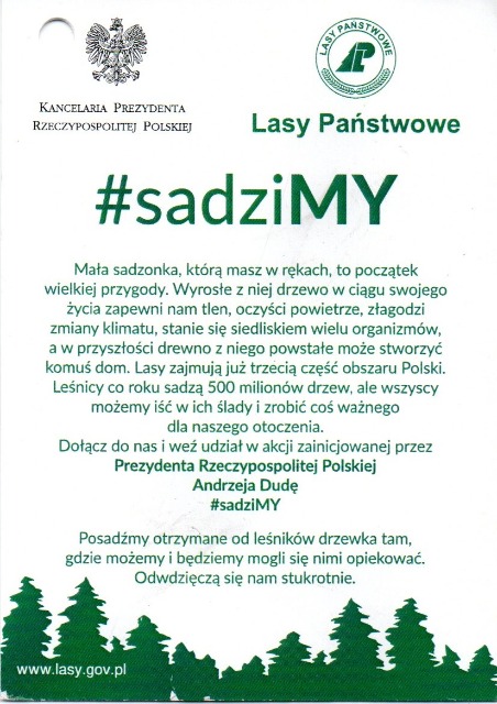 SP Sokołowiec - #sadziMY las 2021…