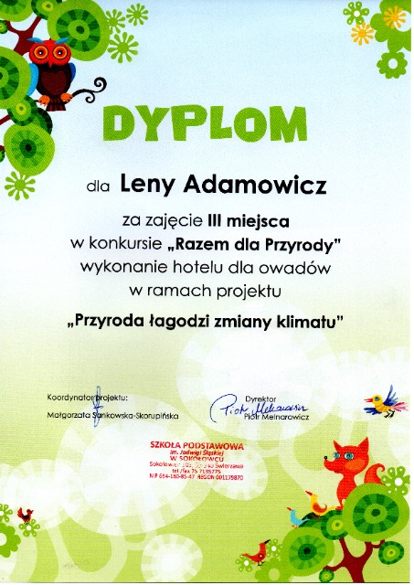 SP Sokołowiec - "Razem dla przyrody"...