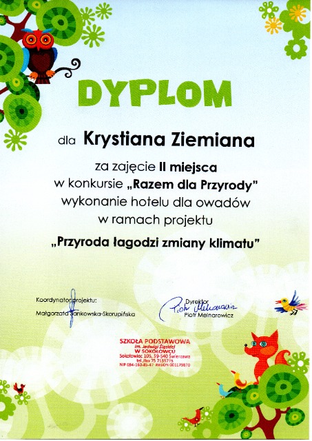 SP Sokołowiec - "Razem dla przyrody"...