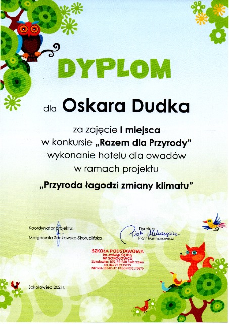 SP Sokołowiec - "Razem dla przyrody"...