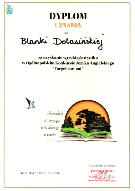 SP Sokołowiec - Językowcy z sukcesami…