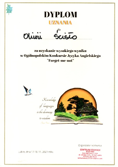 SP Sokołowiec - Językowcy z sukcesami…