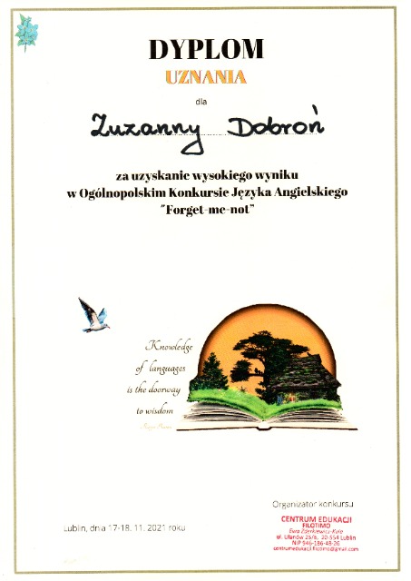 SP Sokołowiec - Językowcy z sukcesami…