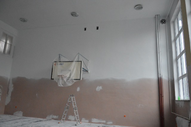 SP Sokołowiec - Zajęcia w odnowionej sali…