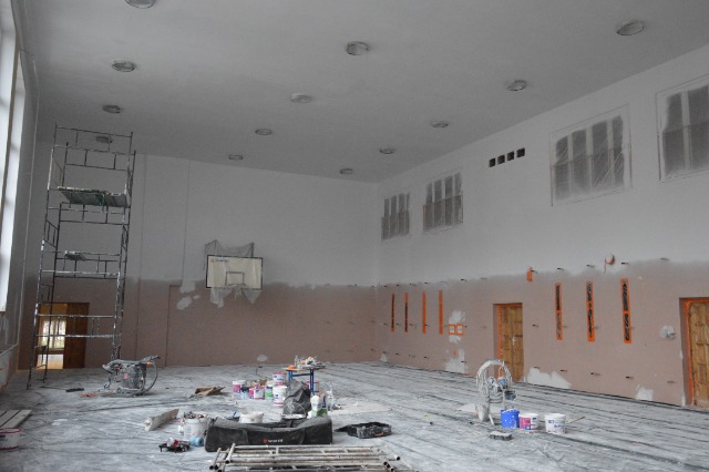 SP Sokołowiec - Zajęcia w odnowionej sali…