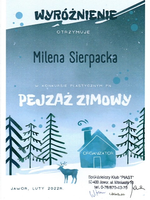 SP Sokołowiec - Nasi plastycy z wyróżnieniami...
