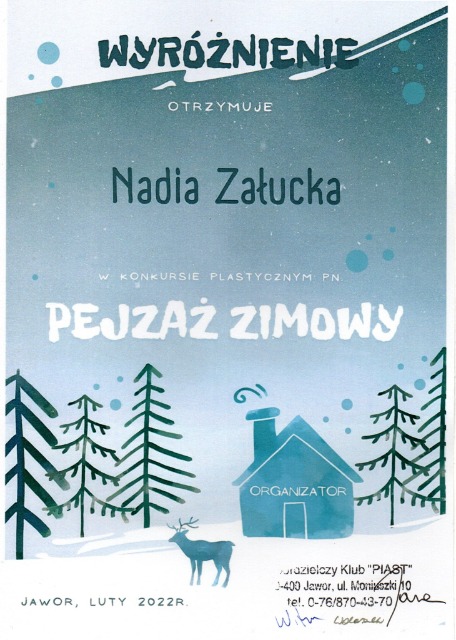 SP Sokołowiec - Nasi plastycy z wyróżnieniami...