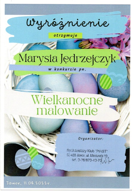 SP Sokołowiec - "WIELKANOCNE MALOWANIE" z nagrodami....