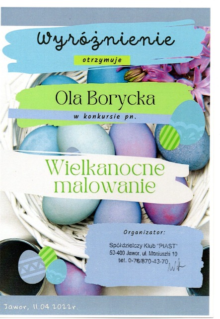 SP Sokołowiec - "WIELKANOCNE MALOWANIE" z nagrodami....