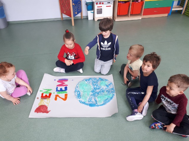 SP Sokołowiec - Światowy Dzień Ziemi w Punkcie Przedszkolnym w Sokołowcu