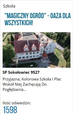 SP Sokołowiec - PRZEKAŻ 1,5 % PODATKU na rzecz uczniów Szkoły Podstawowej im. Jadwigi Śląskiej w Sokołowcu.