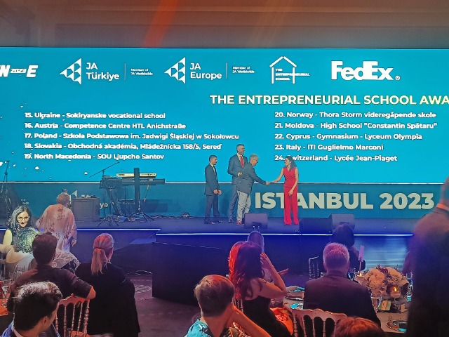 SP Sokołowiec - Nagroda The Entrepreneurial School Awards dla Szkoły Podstawowej im. Jadwigi Śląskiej w Sokołowcu